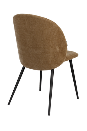 Velvet Curved Dining Chairs (2) | Zuiver Cozy | OROA.com