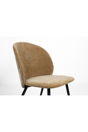 Velvet Curved Dining Chairs (2) | Zuiver Cozy | OROA.com