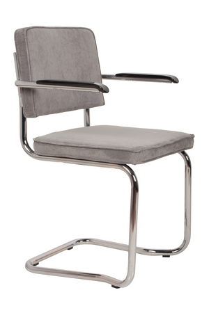 Modern Ribcord Dining Armchair (2) | Zuiver Ridge | OROA.com
