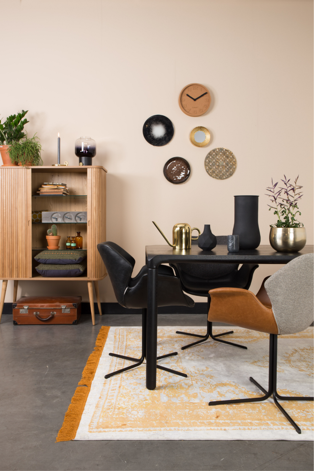 Leather Accent Armchairs (2) | Zuiver Nikki | Oroa.com