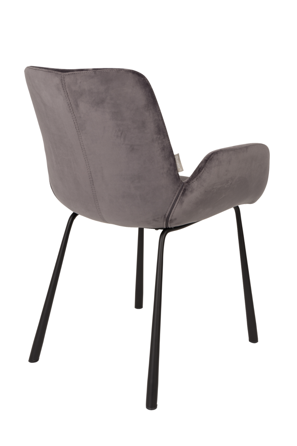 Dark Gray Velvet Dining Chairs (2) | Zuiver Brit | OROA.com