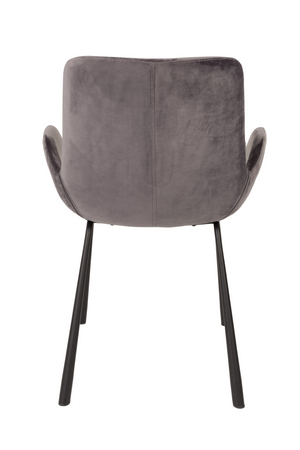 Dark Gray Velvet Dining Chairs (2) | Zuiver Brit | OROA.com