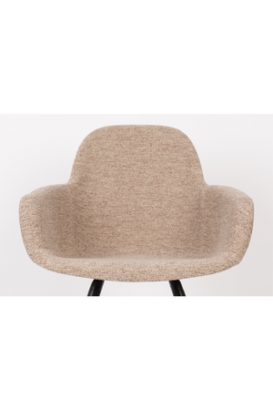 Fabric Upholstered Dining Armchairs (2) | Zuiver Albert Kuip | Oroa.com