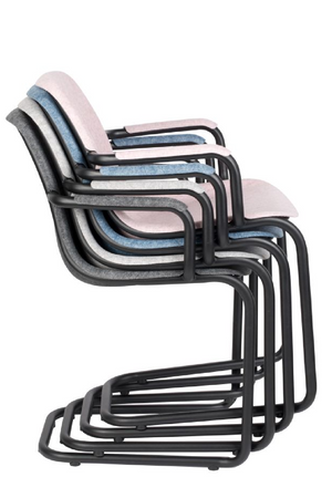 Cantilevered Dining Armchairs (2) | Zuiver Thirsty | Oroa.com