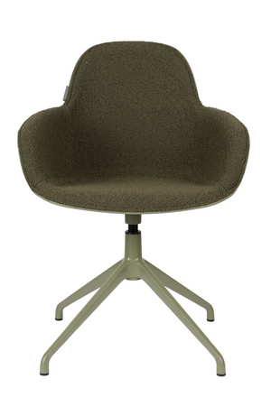 Green Upholstered Swivel Armchairs (2) | Zuiver Albert | Oroatrade