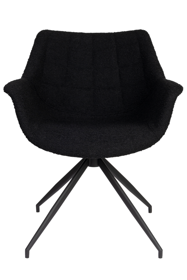 Upholstered Swivel Armchair Set (2) | Zuiver Doulton | OROA.com