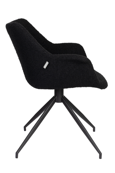 Upholstered Swivel Armchair Set (2) | Zuiver Doulton | OROA.com