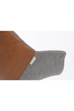 Upholstered Swivel Armchair Set (2) | Zuiver Doulton | OROA.com