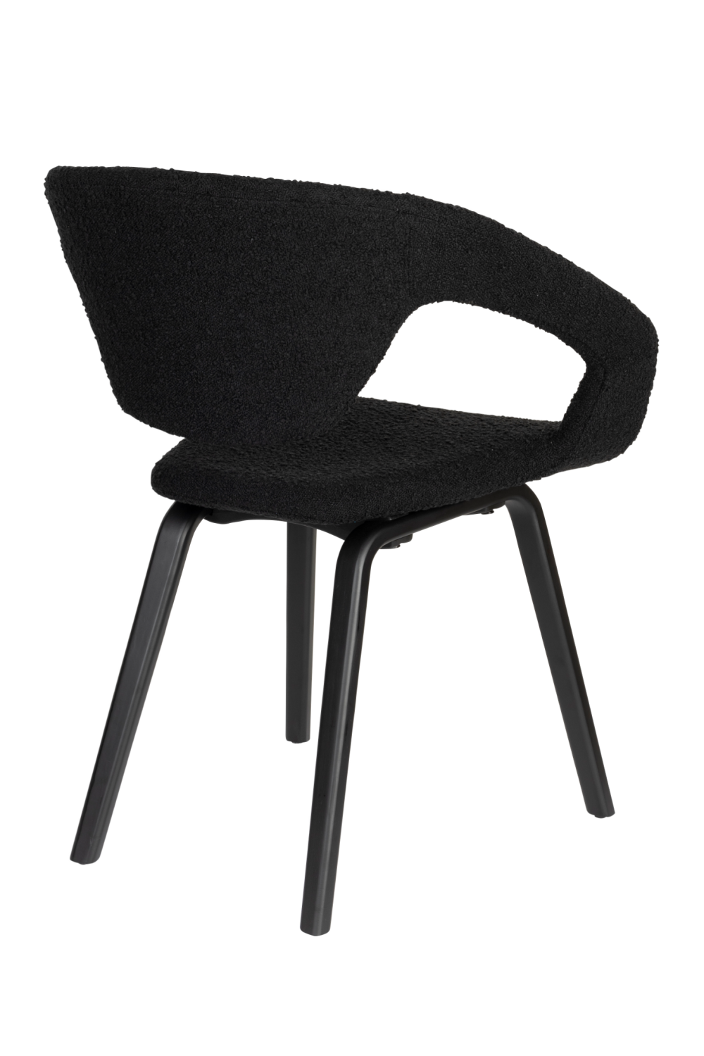 Bouclé Dining Armchairs (2) | Zuiver Flexback | OROA.com