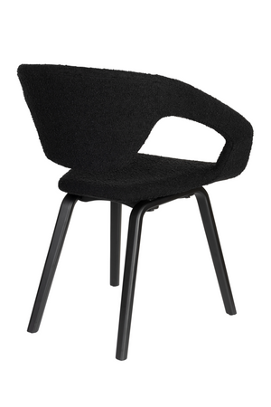 Bouclé Dining Armchairs (2) | Zuiver Flexback | OROA.com