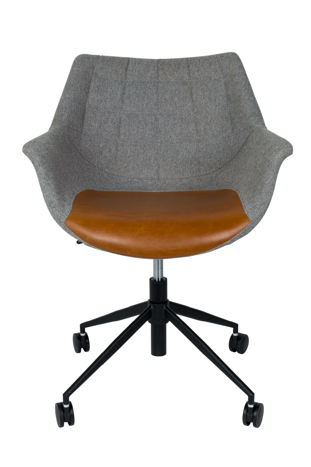 Vintage Brown Leather Office Chair | Zuiver Doulton | OROA.com