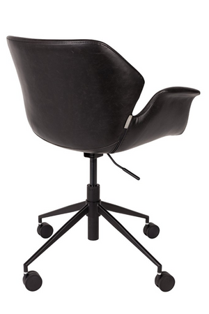 Leather Swivel Office Chair | Zuiver Nikki | Oroa.com