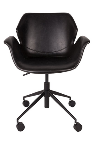 Leather Swivel Office Chair | Zuiver Nikki | Oroa.com