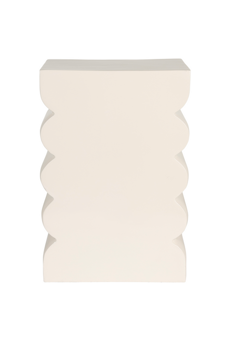 Scalloped Modern Stool | Zuiver Curves | OROA.com