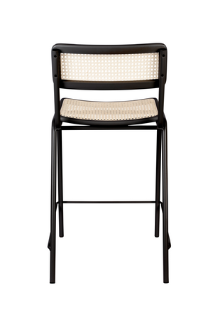 Wood Framed Rattan Counter Stools (2) | Zuiver Jort | OROA.com