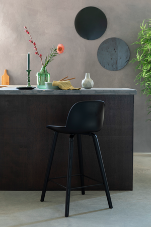 Contemporary Molded Counter Stools (2) | Zuiver Albert | OROA.com