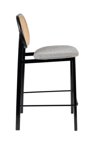Rattan Backrest Counter Stool | Zuiver Spike | OROA.com