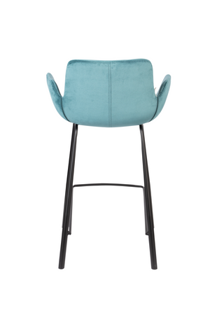 Velvet Upholstered Counter Stools (2) | Zuiver Brit | OROA.com