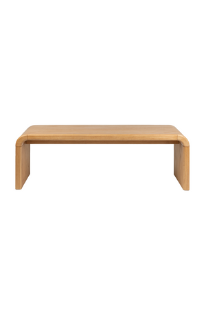 Oak Curved Bench | Zuiver Brave | OROA.com