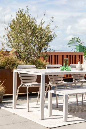 Rectangular Slatted Garden Bench | Zuiver Vonder | OROA.com