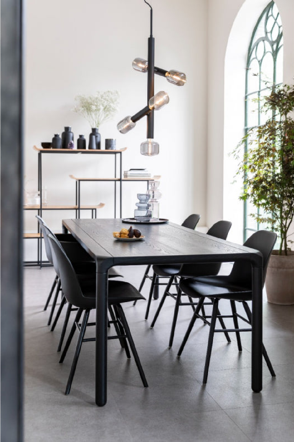 Lacquered Wood Dining Table (L) | Zuiver Storm | OROA.com