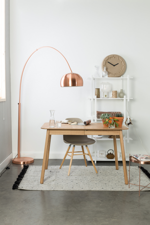 Walnut Extendable Dining Table | Zuiver Glimps | OROA.com