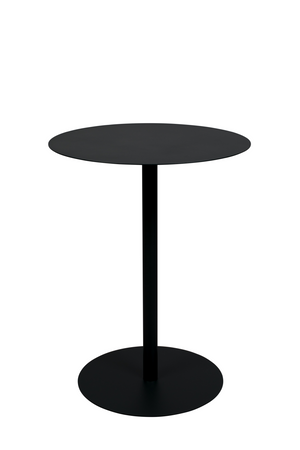 Black Pedestal Bistro Table | Zuiver Snow | OROA.com