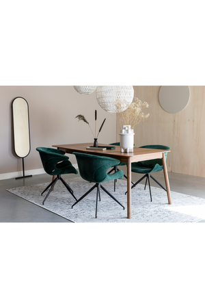 Lacquered Walnut Dining Table | Zuiver Glimps | OROA.com