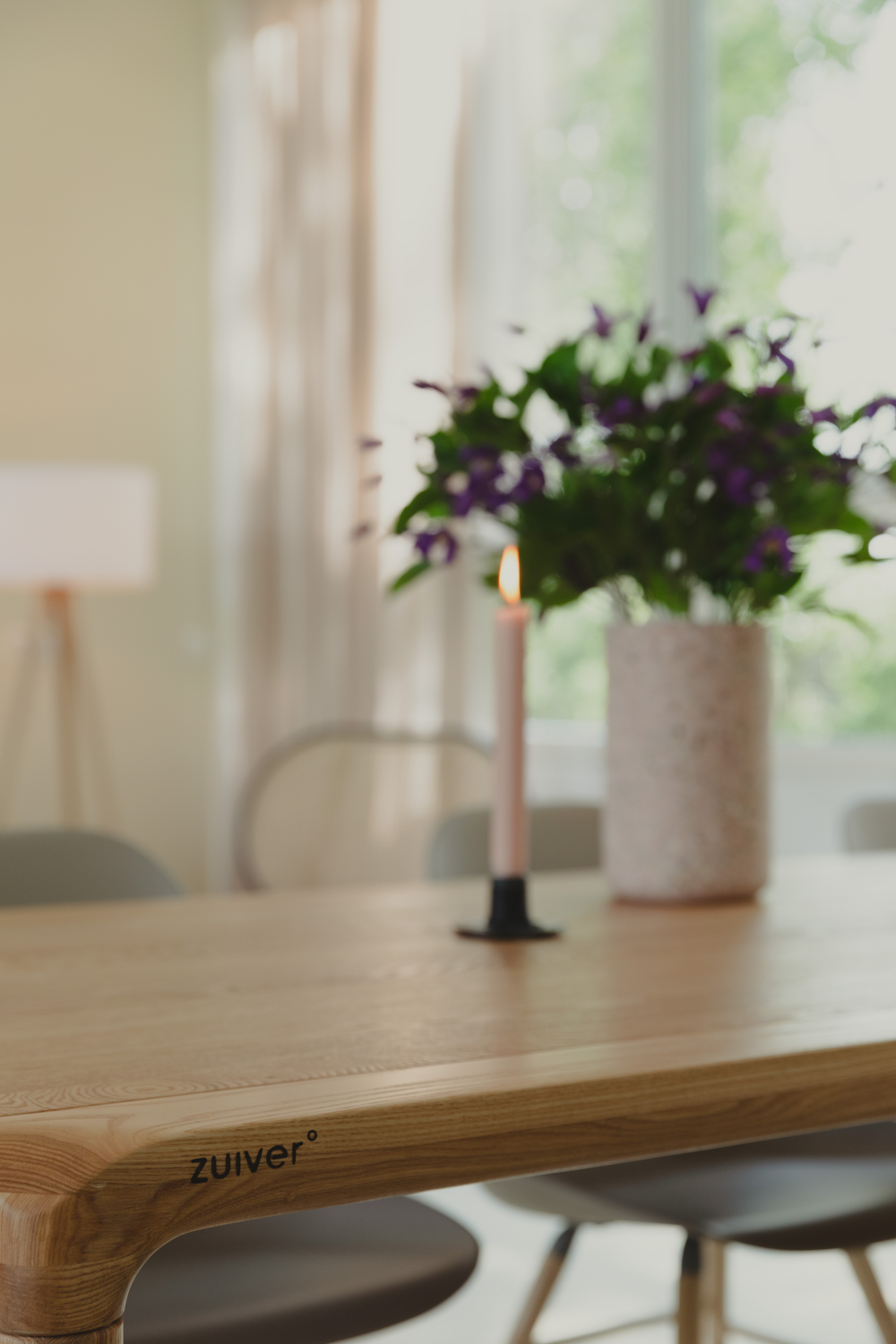 Ash Wood Dining Table | Zuiver Storm | OROA.com