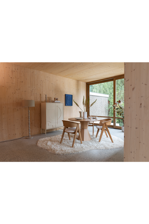 Natural Oak Dining Table | Zuiver Lotus | OROA.com