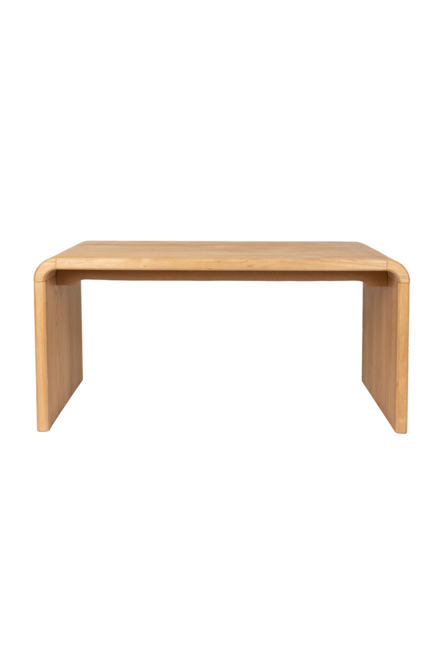 Oak Curved Dining Table | Zuiver Brave | OROA.com
