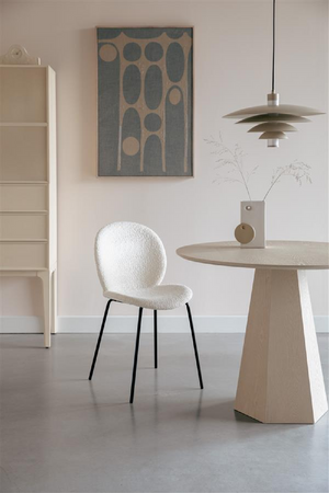 Ash Pedestal Round Table | Zuiver Pilar | Oroa.com
