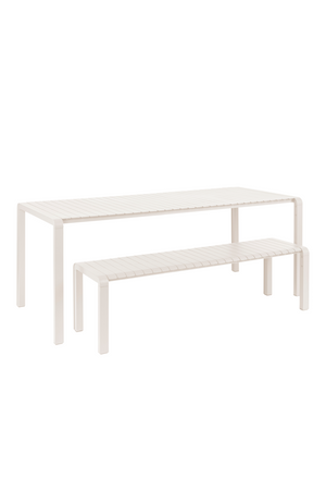 Slatted Aluminum Garden Table | Zuiver Vondel | OROA.com