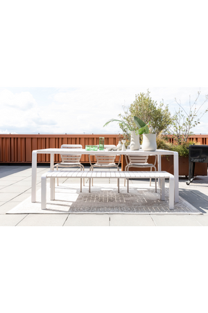 Slatted Aluminum Garden Table | Zuiver Vondel | OROA.com