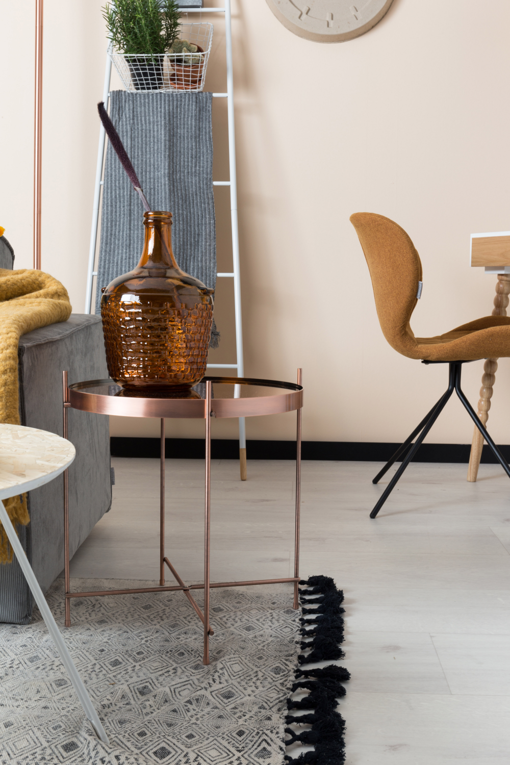 Round Framed Side Table (S) | Zuiver Cupid | OROA.com