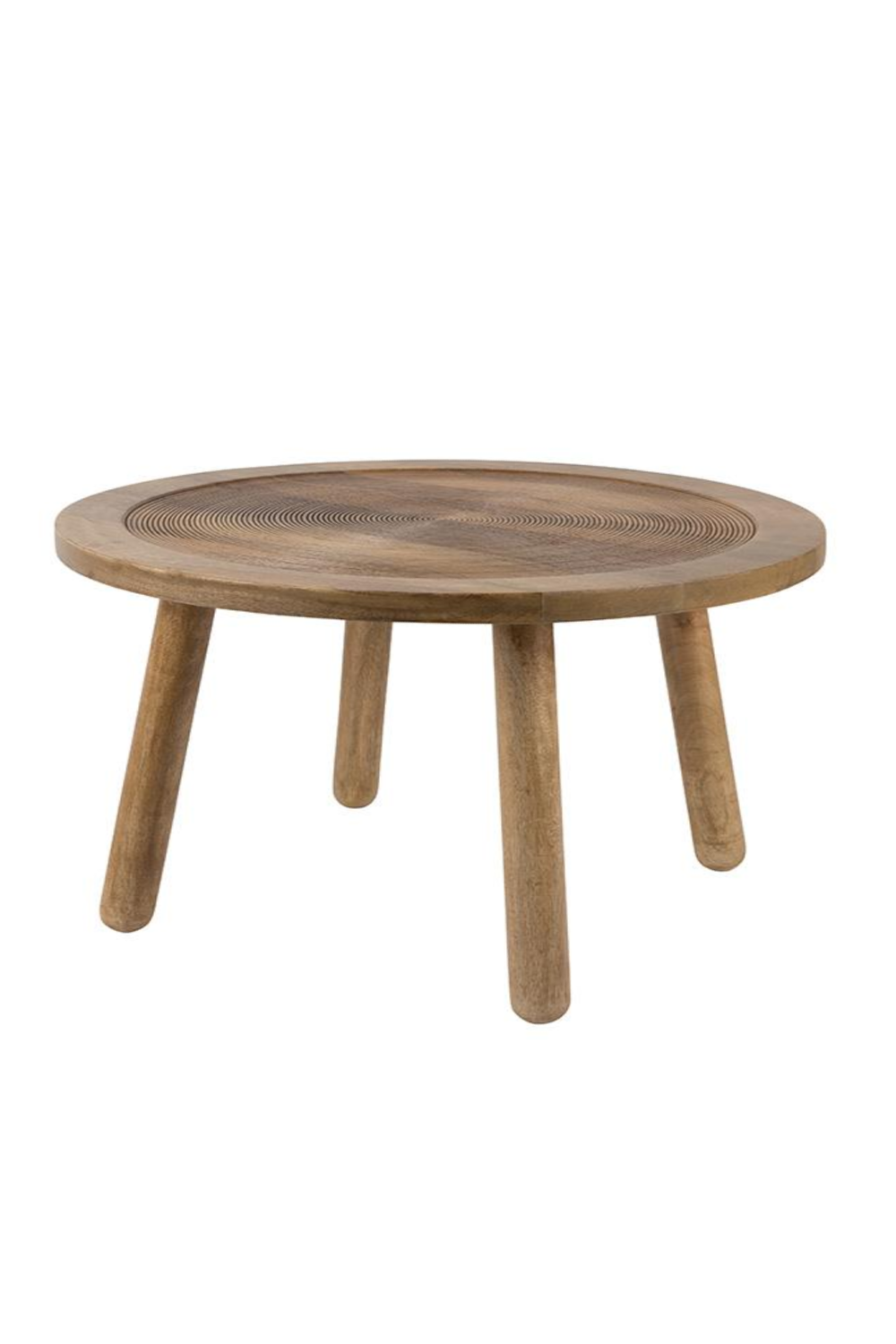 Carved Wooden Top End Table | Zuiver Dendron | Oroa.com