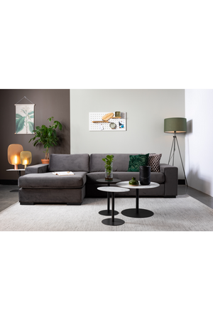 Black Round Side Table | Zuiver Snow | Oroa.com