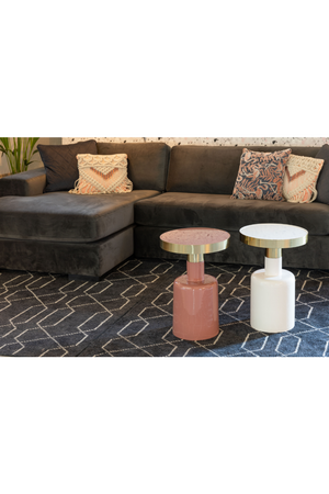 Enameled Metal Side Table | Zuiver Glam | Oroa.com