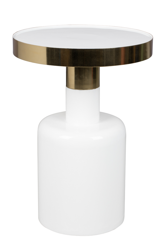 Enameled Metal Side Table | Zuiver Glam | Oroa.com