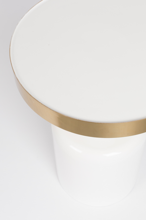 Enameled Metal Side Table | Zuiver Glam | Oroa.com