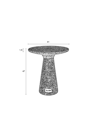 Pedestal Outdoor Side Table | Zuiver Victoria | Oroatrade