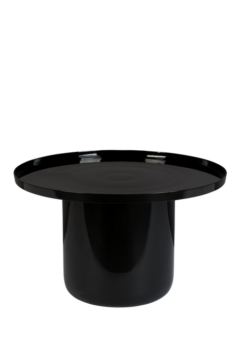Round Black Coffee Table | Zuiver Shiny Bomb | OROA.com