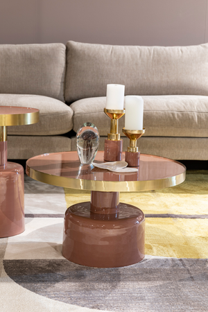 Round Enameled Coffee Table | Zuiver Glam | Oroatrade