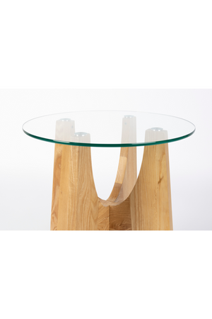 Ash Wood Modern Side Table | Zuiver Kobe | OROA.com