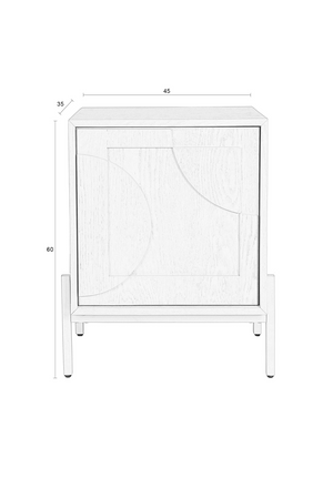 Beige Oak Side Table | Zuiver Faces | OROA.com