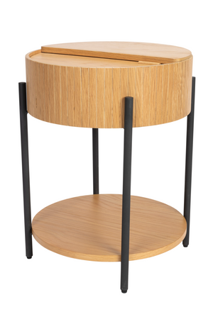 Round Oak Side Table | Zuiver Slides | OROA.com