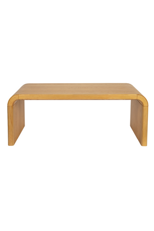 Oak Curved Coffee Table | Zuiver Brave | OROA.com