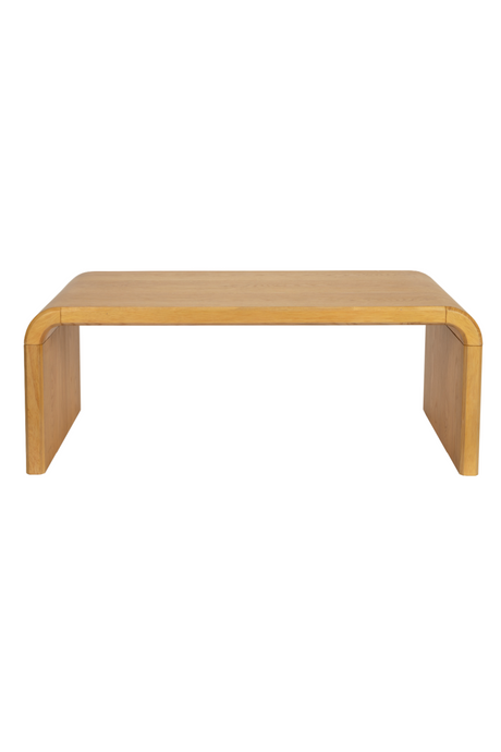 Oak Curved Coffee Table | Zuiver Brave | OROA.com