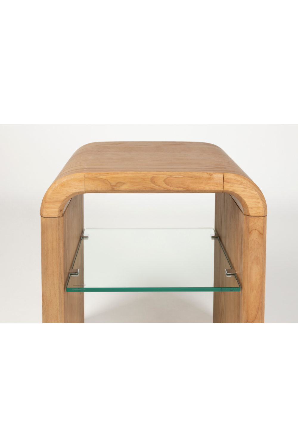Oak Curved Side Table | Zuiver Brave | OROA.com
