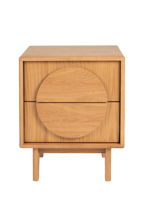 Oak Bedside Table | Zuiver Groove | OROA.com